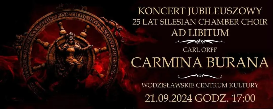 Carmina Burana concert poster